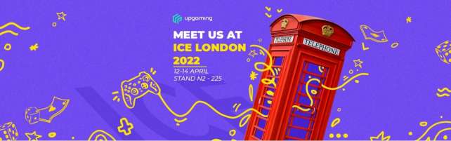 You can meet Upgaming at ICE London from 12th to 14th april at stand N2-225