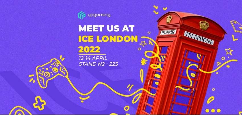 You can meet Upgaming at ICE London from 12th to 14th april at stand N2-225