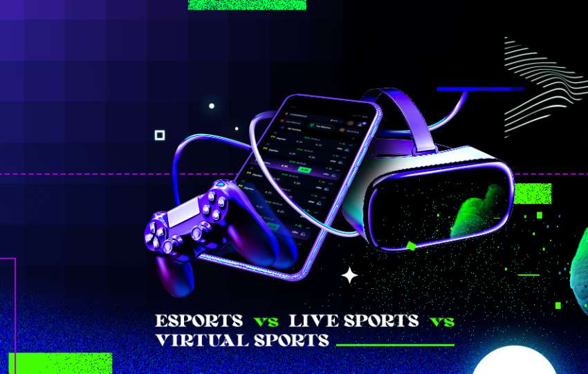 esports vs. virtual sports vs. live sports